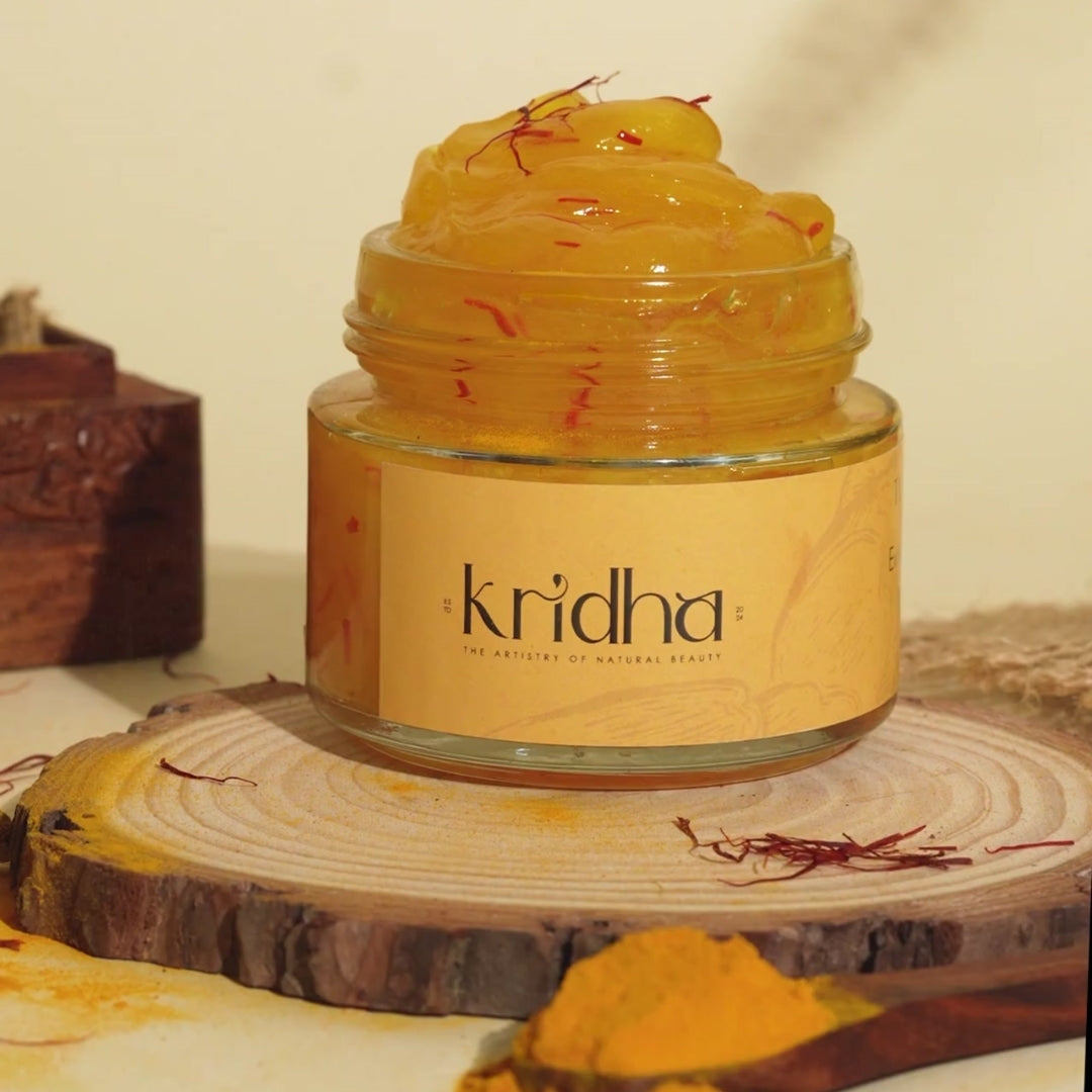 Kridha Turmeric Face Gel – Brightening & Healing Care for Clear, Glowing Skin