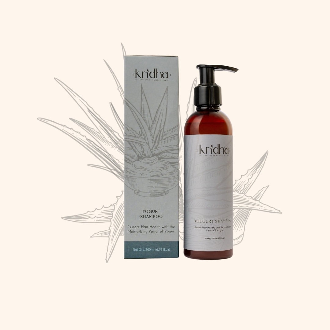 Kridha Yogurt Shampoo – Deep Nourishment & Hydration for Soft, Silky Hair