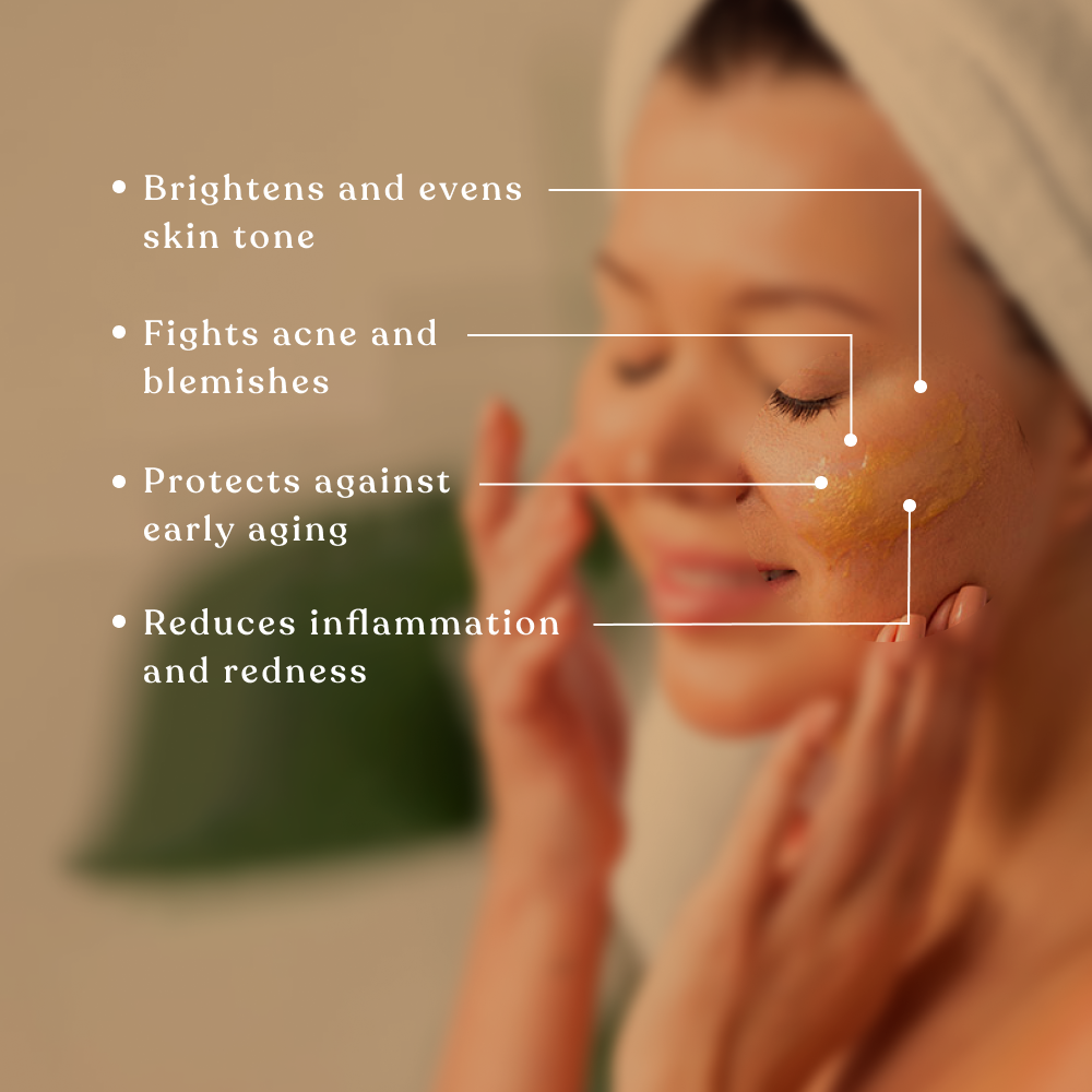 Kridha Turmeric Face Gel – Brightening & Healing Care for Clear, Glowing Skin