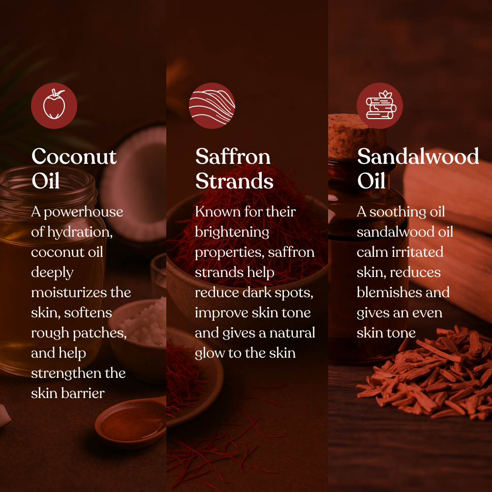 Kridha Red Sandalwood Body Lotion – Deep Hydration & Radiance for Glowing Skin