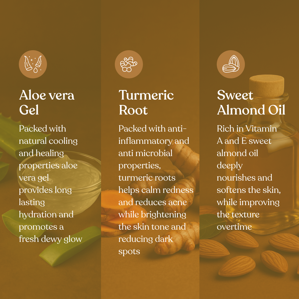 Kridha Turmeric Face Gel – Brightening & Healing Care for Clear, Glowing Skin
