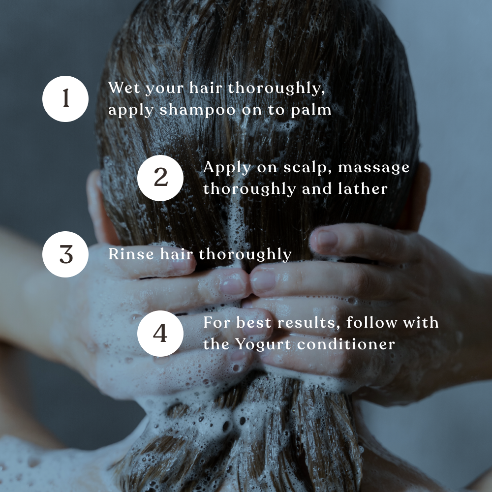 Kridha Yogurt Shampoo – Deep Nourishment & Hydration for Soft, Silky Hair