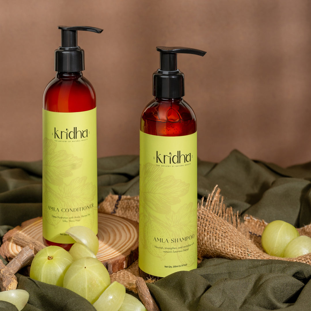 Kridha Amla Conditioner – Strengthening & Nourishing Formula for Healthy, Shiny Hair
