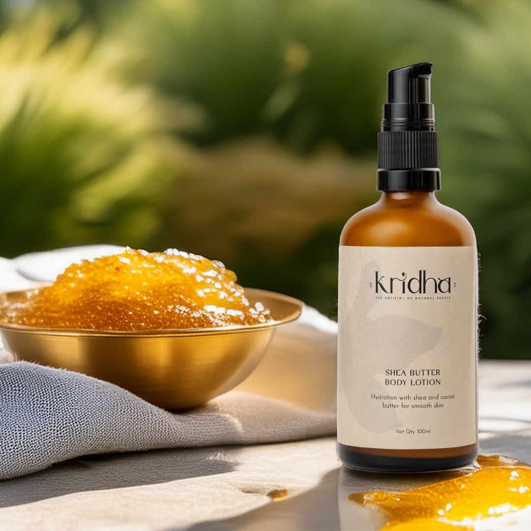 Kridha Shea Butter Body Lotion – Intense Hydration for Soft, Smooth & Nourished Skin
