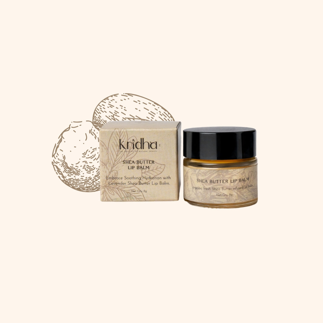 Kridha Shea Butter Lip Balm – Intense Moisture & Nourishment for Soft, Smooth Lips