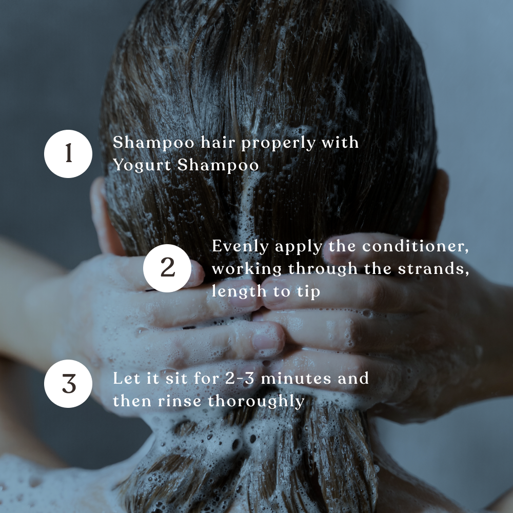 Kridha Yogurt Conditioner – Deep Nourishment & Repair for Soft, Silky Hair