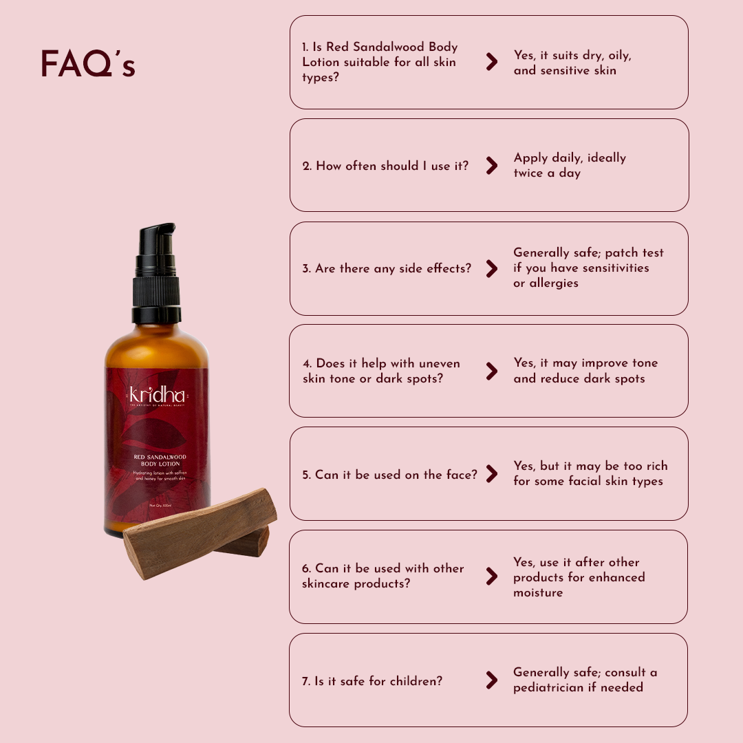 RED SANDALWOOD BODY LOTION