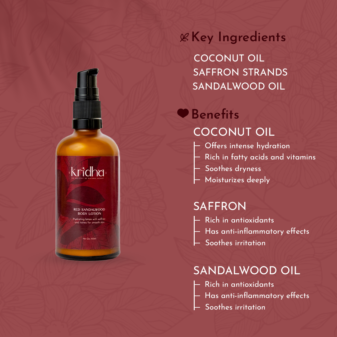 RED SANDALWOOD BODY LOTION